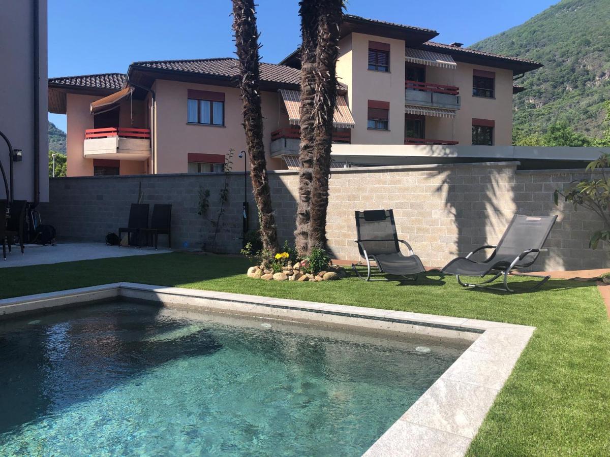 Appartement Miranda, Modern Duplex, Garden, Swimming Pool, Parking à Losone Extérieur photo