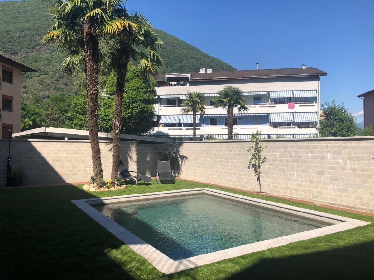 Appartement Miranda, Modern Duplex, Garden, Swimming Pool, Parking à Losone Extérieur photo