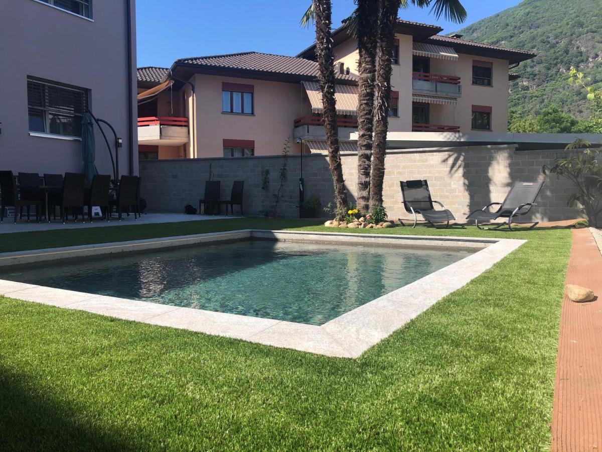 Appartement Miranda, Modern Duplex, Garden, Swimming Pool, Parking à Losone Extérieur photo